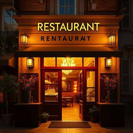 Restaurant entrance